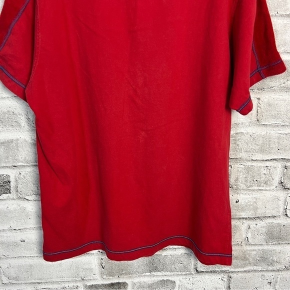 Levi’s Jeans Y2K Red Tab Relaxed Fit Red Graphic Short Sleeve T-Shirt - Picture 10 of 13